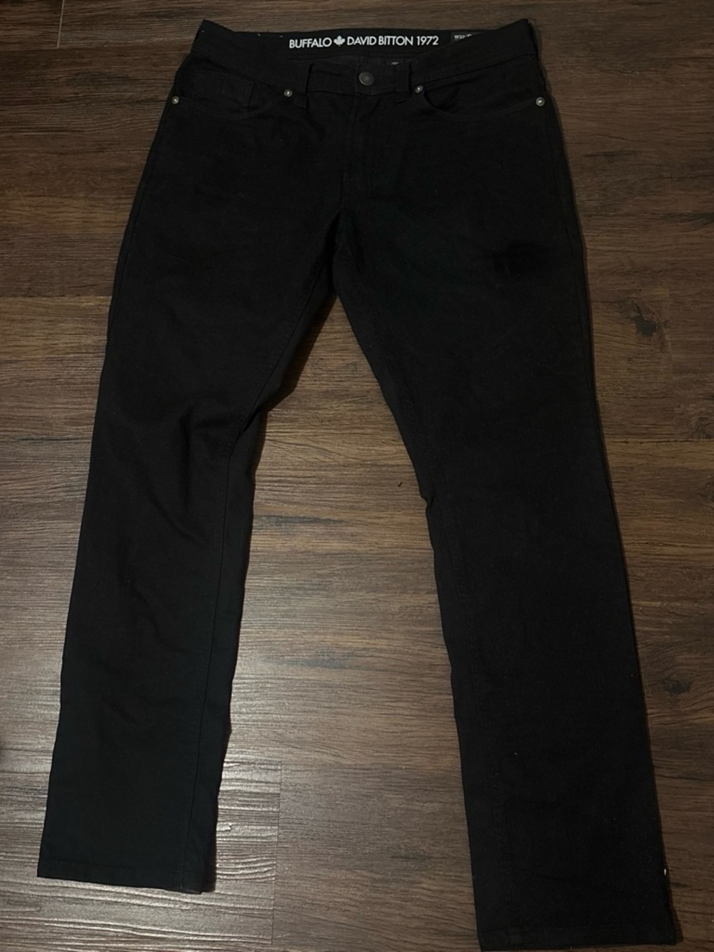 Buffalo David Bitton Slim Straight Black Men's Jeans